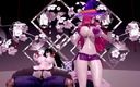 Smixix: Natsumi Rabbit Hole Sex și dans dezbrăcat Hentai Vrăjitoare Fată Mmd 3D...
