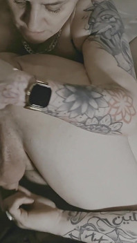 Tatianal Pisses Into Her Guy's Gaping Asshole After Shoving a Huge Dildo Inside Him.