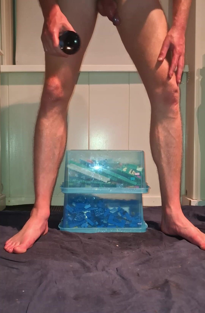 NoFace Twink X: Homo solo grote lul - anale dildo-rit