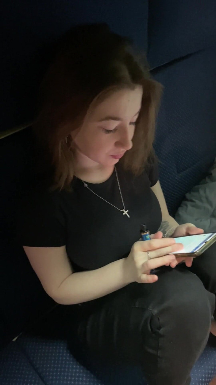 Milana Milka: Rude Ferry Compartment, Rude Passenger Fucked