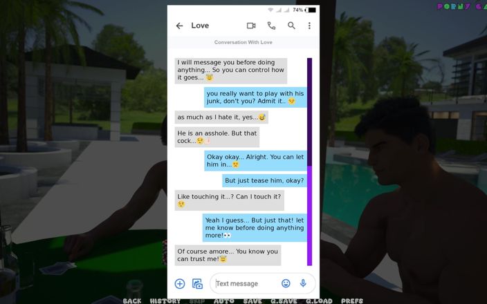 Porny Games: Cô vợ đĩ Ý của tôi bởi Hornydogstudio - thăm dò hậu môn...
