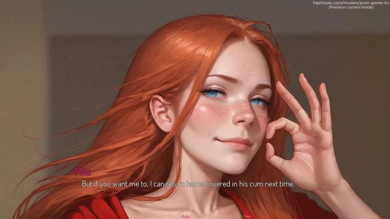 PORNGAME4U: Wyobraź sobie, że to jest Bob - zdzirowata żona Mila jedzie potwora dildo...