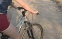 Eliza White: Cycling and Flashing Ass