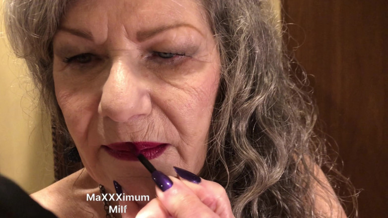 MaXXXimumMilf: Cocksucking Grannies Wear Lipstick! POV Blowjob + Throatpie! Maxxximummilf