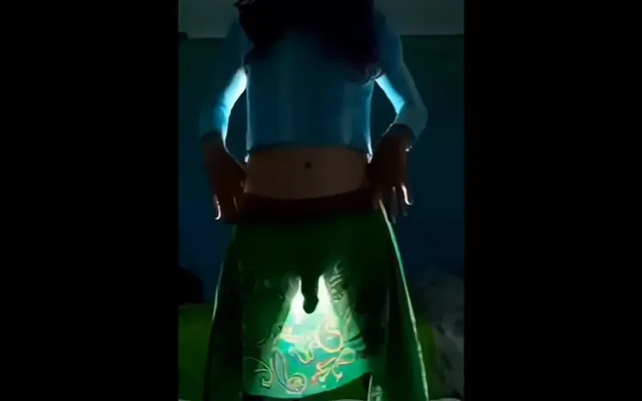 Lizzaali: Shaking My Big Cock Silhouete Through My Skirt