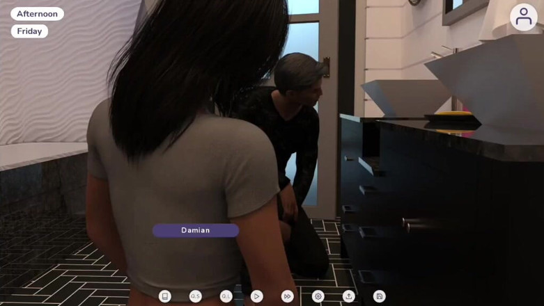 Deshi lover: Fantasy příběh herní 3D simulace virtuálních 18+ znaků část 11