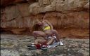 My MILF: खूबसूरत वेश्या की अनुभवी नम चूत की रेत पर जोरदार चुदाई