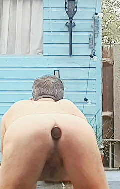 MaleModel: Trädgård nakenhet / exponering (del 1)