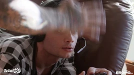 Twinkpop - lil gamer twink की हंक टॉप द्वारा चुदाई