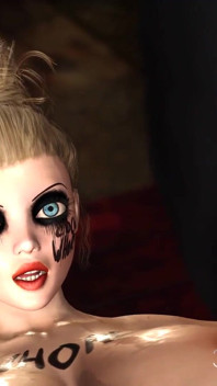 Cette pute anale blonde n'a jamais assez de bite noire dans son gros trou de cul