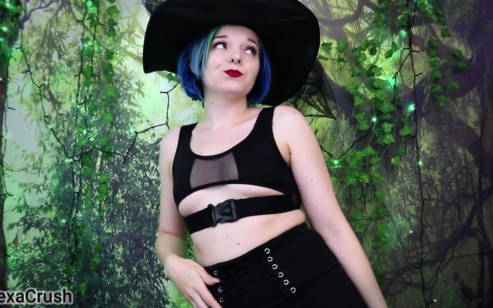 AlexaCrush: Witchy JOI - contagem regressiva, masturbação, instrução, punheta em primeiro plano