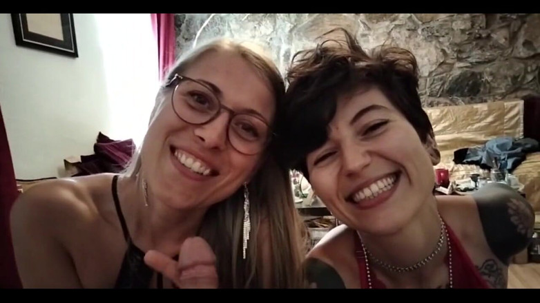 GermanPussyLove: ナタリーとシアとのダブルフェラチオ