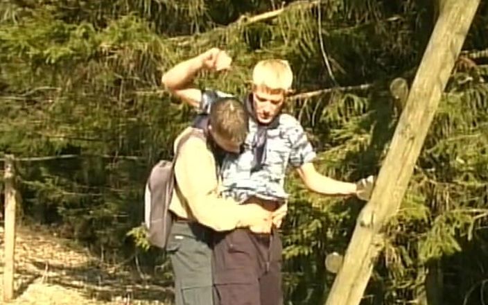 Gay 90's Vintage Porn: Parująca sesja całowania mężczyzn # 3