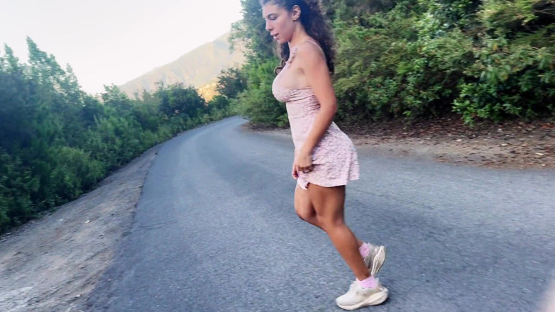 LadyAna: Risk for the Road with a Big Pussy
