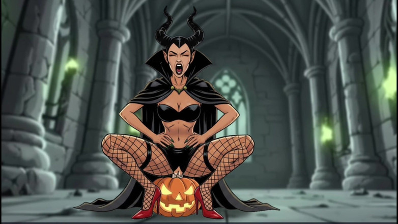 Octopussy Lovers Club: Maleficent E La Zucca Magica. Halloween Cartoon