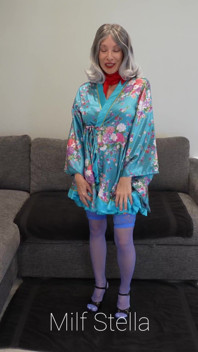 Betty in a Robe & Scarf