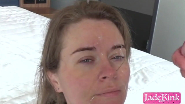 Jade Kink: Submissive Girl Rough Ass to Mouth Analized for Facial Cumshot