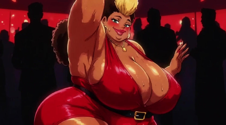 Huge Boobs: Fette frauen, riesige möpse