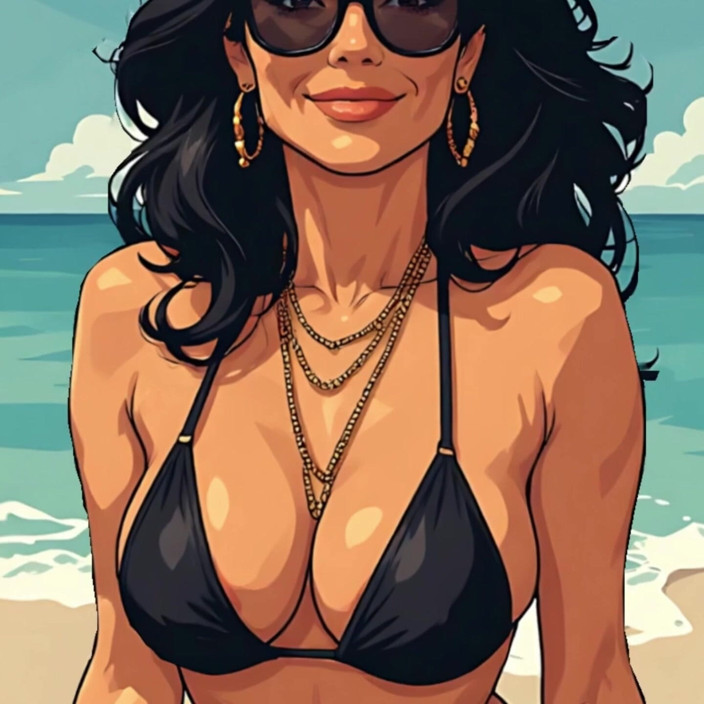 AI Porn: Bikiny Babe Art