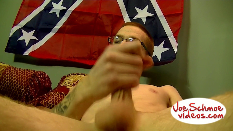 Joe Schmoe: Geeky whiteboy дрочить сік
