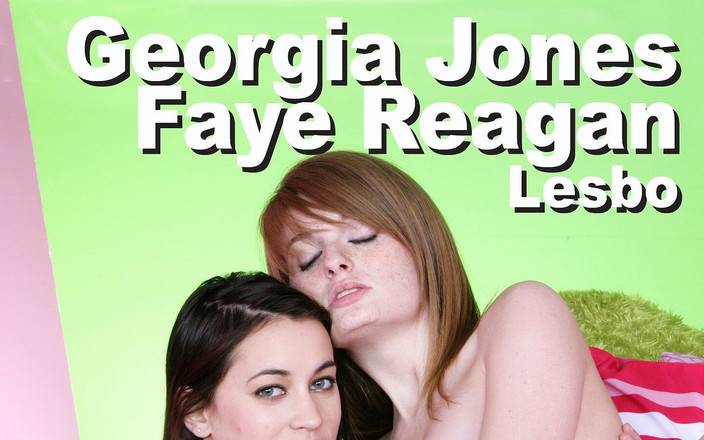 Edge Interactive Publishing: Faye reagan和gia Jones舔粉红色穿戴式假阳具GMBB30950