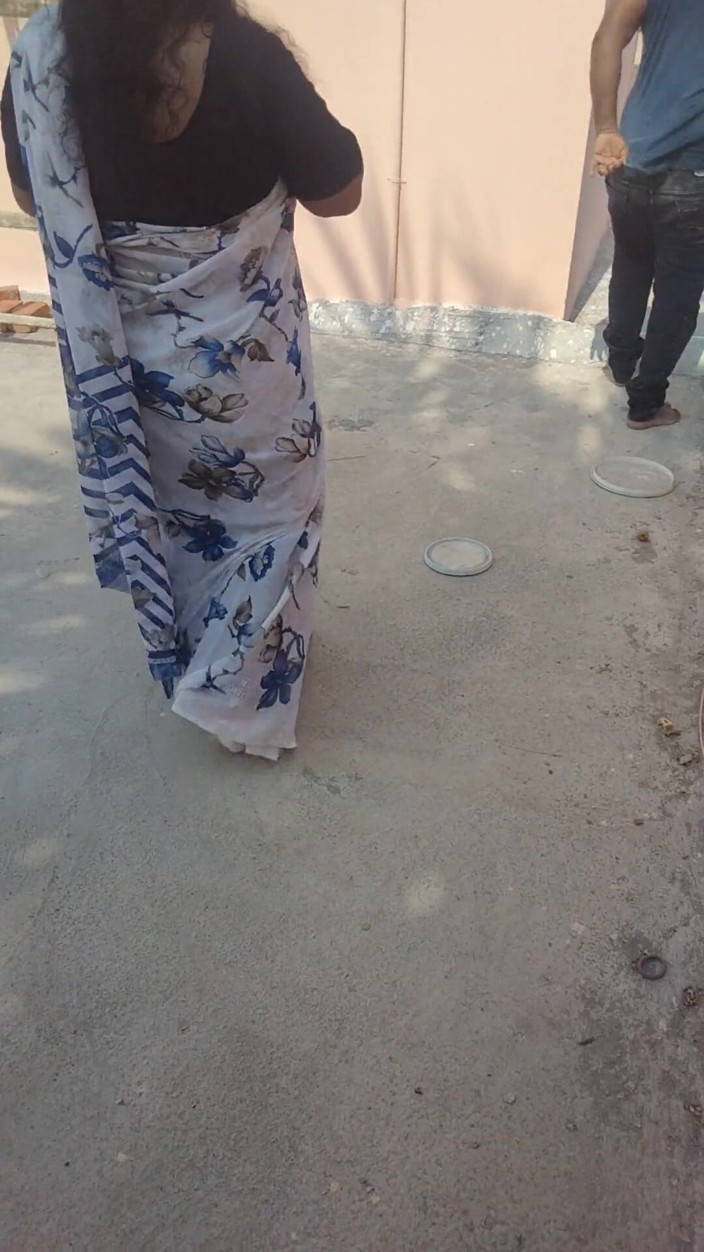 Benita sweety: Adik tamil india di luar ruangan dengan saudara tirinya