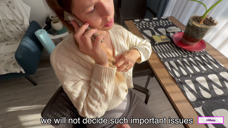 Milfetta: Fucked My Step Mom While She Was Talking on the...