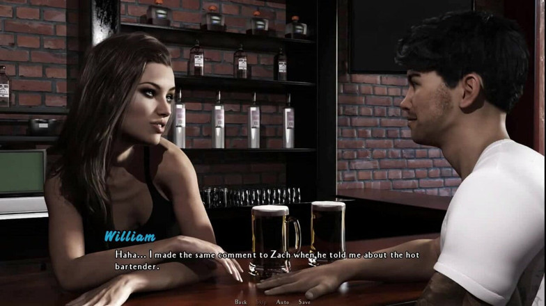 Dirty GamesXxX: Interwined: ragazzo il suo amico e una donna sexy barista-Ep7