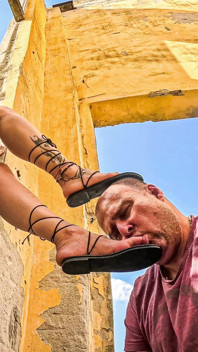Soles and Submission in Gladiator Sandals