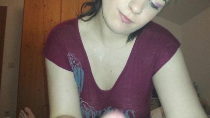 Caralia Deluxe: Getting cum all over my hand while i jerk off...