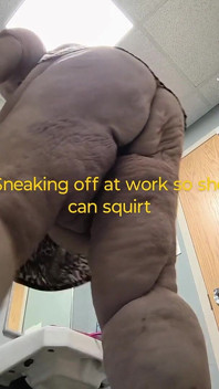 Bei der arbeit abschleichen, ficken, Sie wird squirten