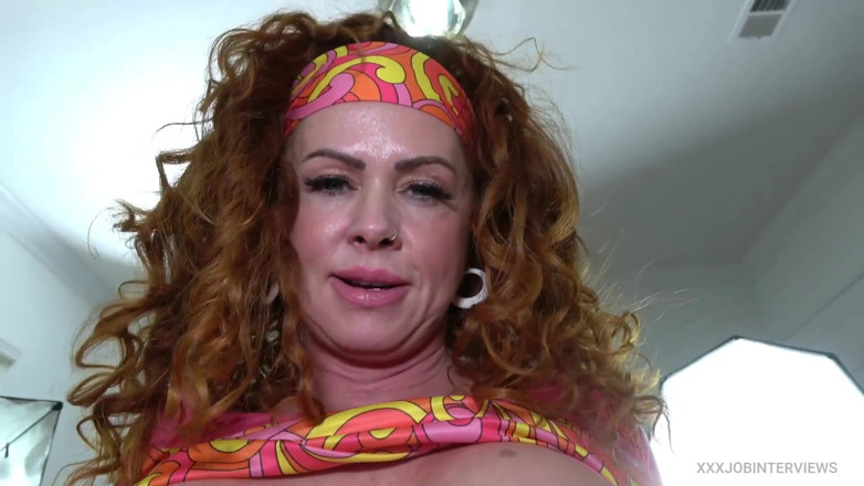 XXX Job Interviews: MILF Needs a Job Fucks &amp; Swallows to Get It