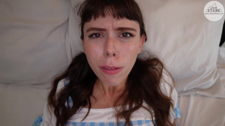 Andre Stone: Brunette Beauty Krystal Palmer Cosplays as Dorothy &amp; Gets Creampied