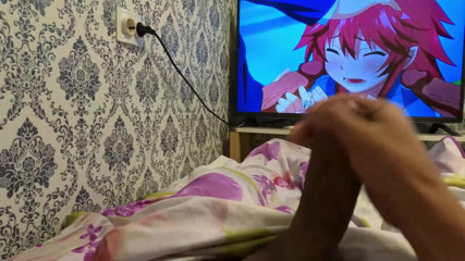 SexMamon: watching cartoons, cumming in bed, beautiful slow motion