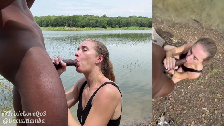 TrixieLove: L'escursione selvaggia della miLF con grandi cazzi neri - deepthroat, anale,...