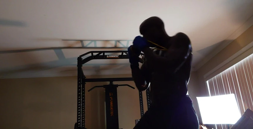 Hallelujah Johnson: Últimos treinos de boxe de ontem