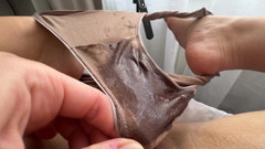 WowMarie: Homemade Wet Panties - Soaking Wet Panty From Hard Masturbation Through...