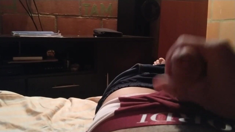 Alejo Rom: Colombian Masturbates in His Room - Very Hot