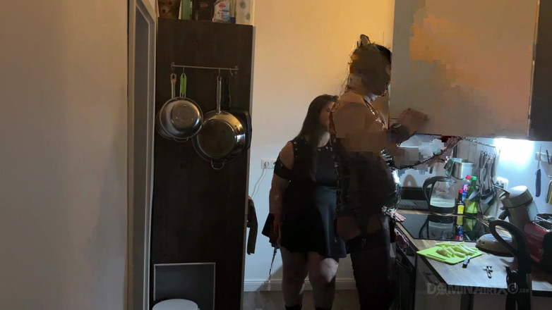 LadyPam: Kitchen Fisting Frenzy - Mature Sluts Stretched Wide Open