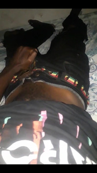 Kenyan Black Guy Stroking His BBC