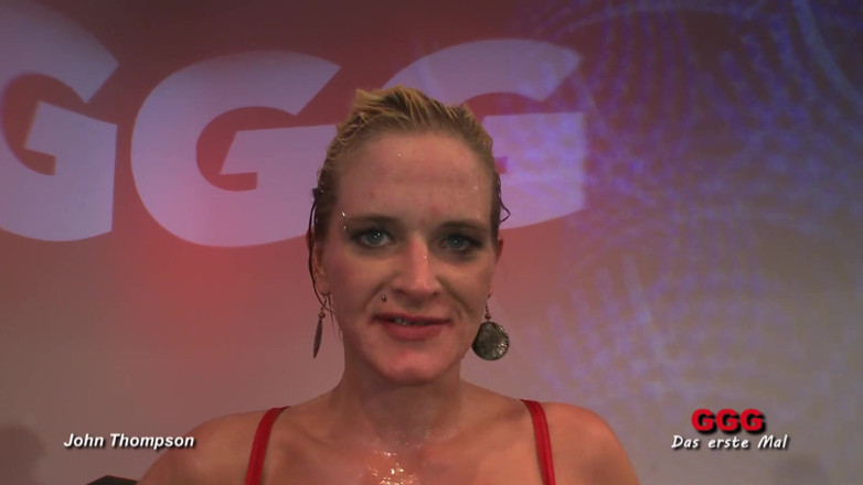 German Hardcore Gangbang: Ggg John Thompson - Blonde Joyce Sucks Cocks and Gets Pounded...