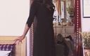 Jhazmeena: Jhazmeena vintage en robe noire