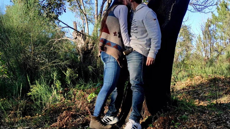 Sensual imagination 69: Riesiger blowjob in unserem Spaziergang für den wald