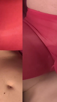 Riding a Bid Dick & Squirting Through Nylon Suit Underwear Cum in Lingerie