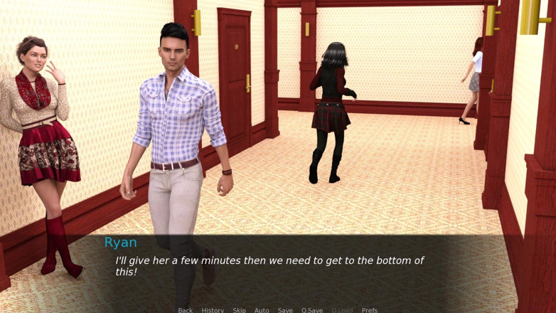 3D Cartoon Porn: Pensiune Lancaster 2 - Pizda lui Ryan Fingers Chloe în dormitorul ei