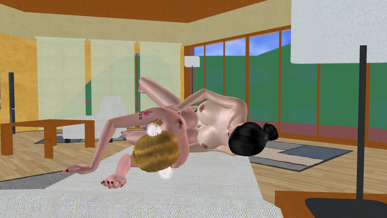 RenderLust: Animated 3D Lesbian Porn - Mature Woman with Strap‑on Fucking Teen Girl’s...