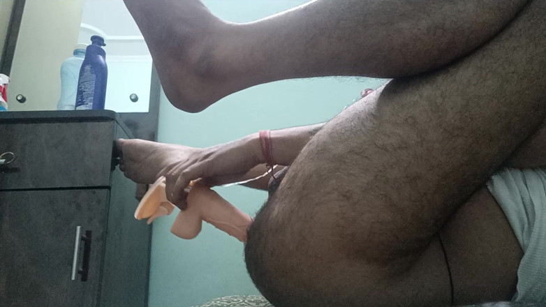 Rajasthani-old-lover: Un indien desi fait un show de masterbation avec son...