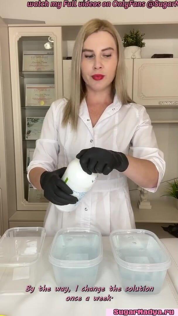SugarNadya: Proces dezinfikující pracovní nástroje od SugarNadya