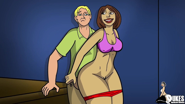 Dukes Hardcore Honeys: Big ass milf cheats with bbc while husbands downstairs