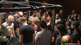 Live Shoot: Dirk Caber and 200 Horny Men at Folsom Weekend Party.